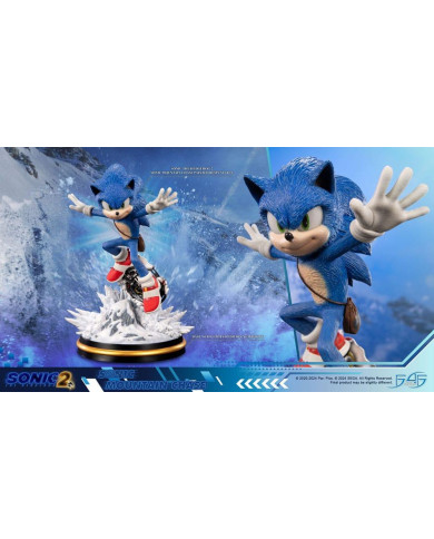SONIC THE HEDGEHOG 2 - Sonic Mountain Chase - Statuette 34cm