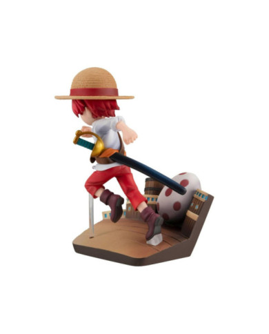ONE PIECE - Shanks "Run Run Run" - Statuette G.E.M. 13cm
