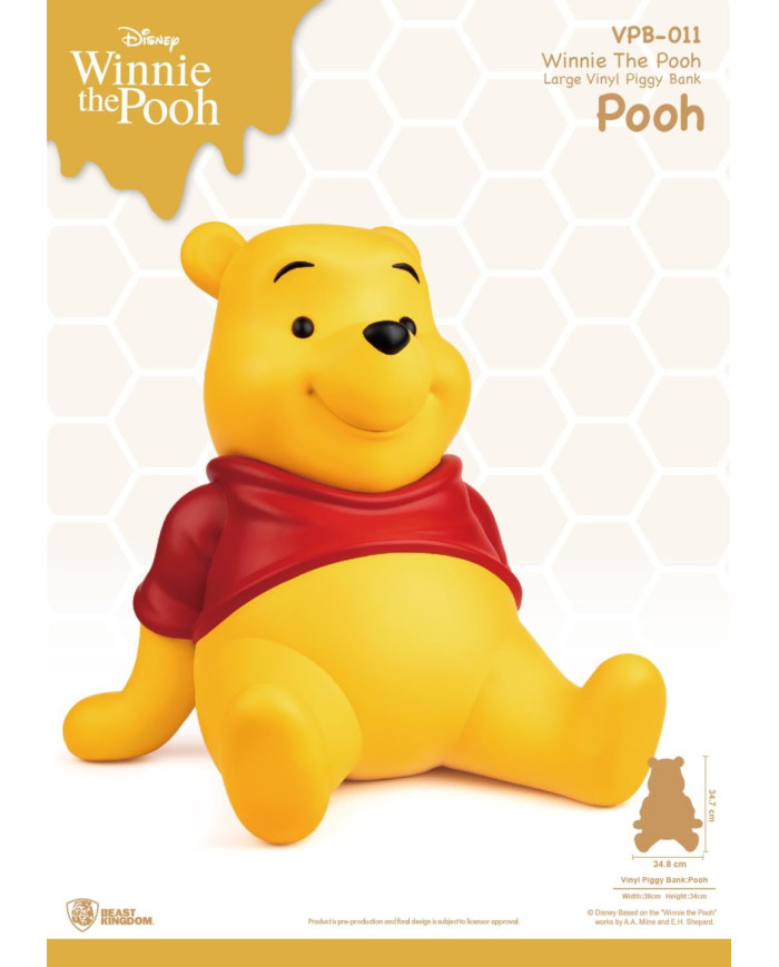 WINNIE L'OURSON - Winnie - Tirelire 34cm