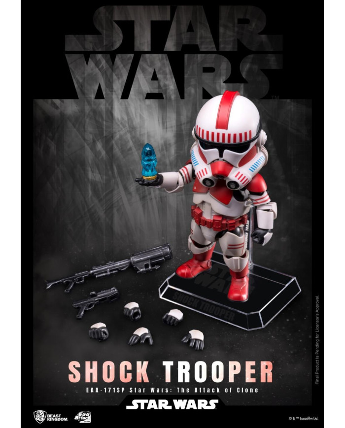STAR WARS - Shock Trooper - Figurine Egg Attack Action 16.5cm