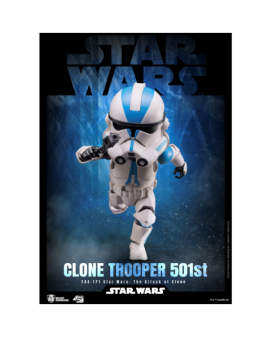 STAR WARS - Soldat Clone 501ème - Figurine Egg Attack Action 16.5cm