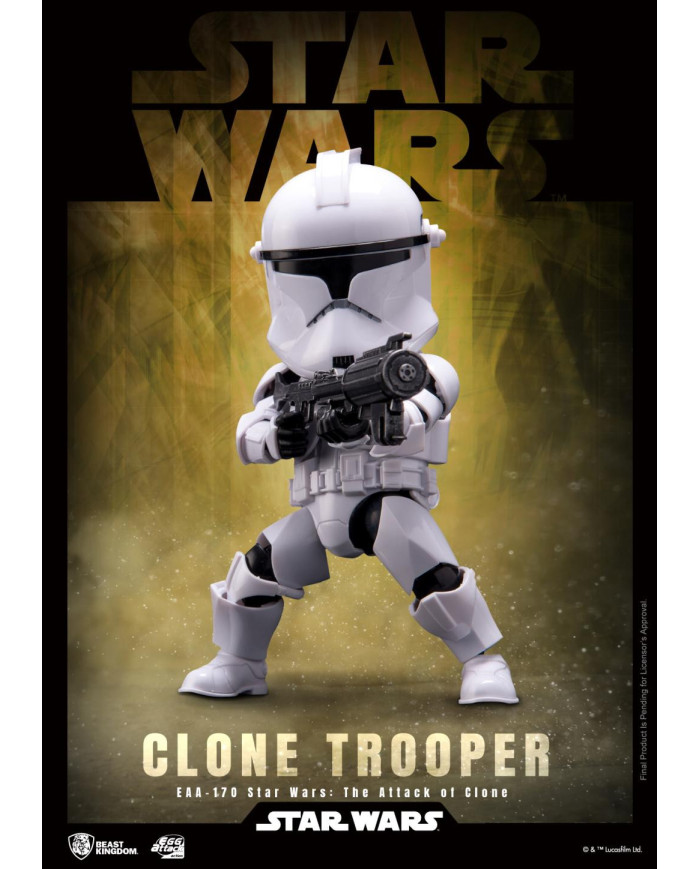 STAR WARS - Soldat Clone - Figurine Egg Attack Action 16.5cm