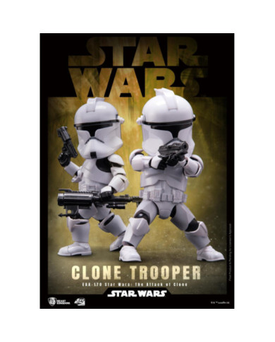 STAR WARS - Soldat Clone - Figurine Egg Attack Action 16.5cm