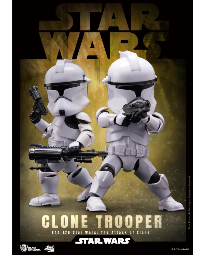 STAR WARS - Soldat Clone - Figurine Egg Attack Action 16.5cm