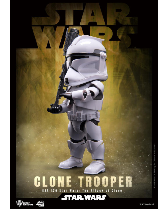 STAR WARS - Soldat Clone - Figurine Egg Attack Action 16.5cm