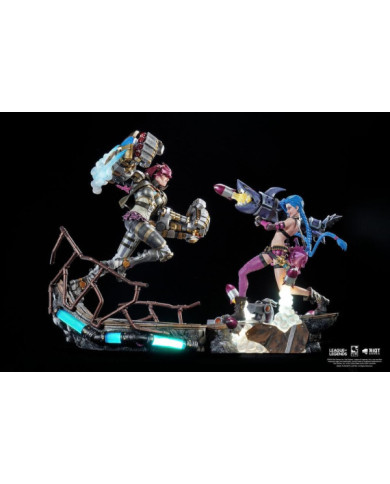 LEAGUE OF LEGENDS - Jinx & Vi - Pack 2 Statuettes 1/6