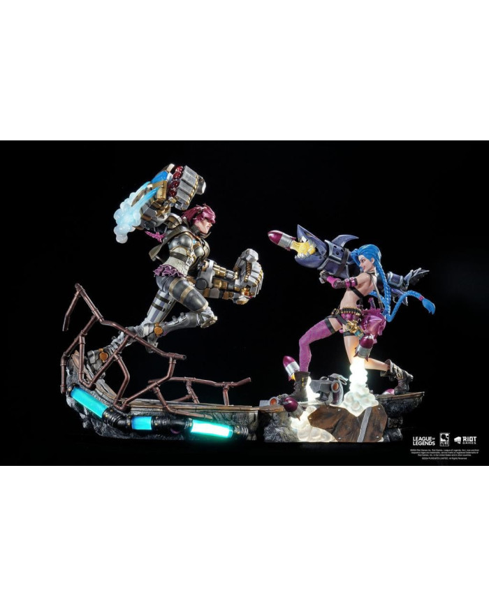 LEAGUE OF LEGENDS - Jinx & Vi - Pack 2 Statuettes 1/6