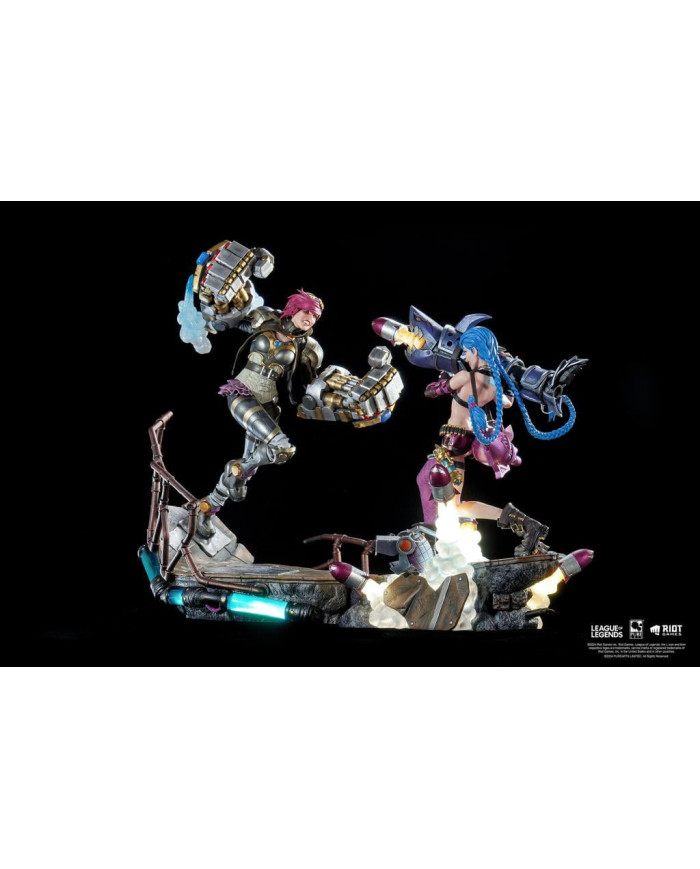 LEAGUE OF LEGENDS - Jinx & Vi - Pack 2 Statuettes 1/6