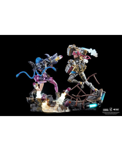 LEAGUE OF LEGENDS - Jinx & Vi - Pack 2 Statuettes 1/6