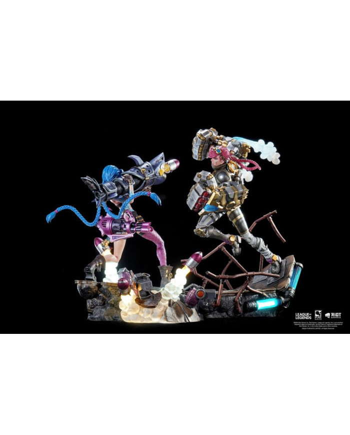 LEAGUE OF LEGENDS - Jinx & Vi - Pack 2 Statuettes 1/6