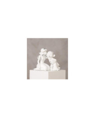 DISNEY - 'White&Silver' - Blanche-Neige & Simplet - Tirelire - 17cm