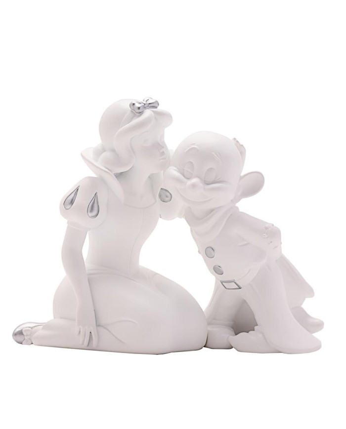 DISNEY - 'White&Silver' - Blanche-Neige & Simplet - Tirelire - 17cm