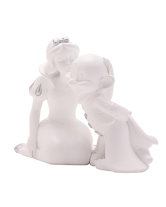 DISNEY - 'White&Silver' - Blanche-Neige & Simplet - Tirelire - 17cm