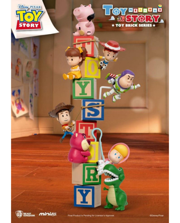 TOY STORY - Toy Brick Series - Set 8 Figurine Mini Egg Attack 7cm
