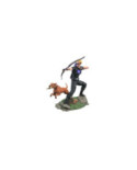 MARVEL - Hawkeye avec Pizza Dog - Statuette Gallery Diorama 23cm