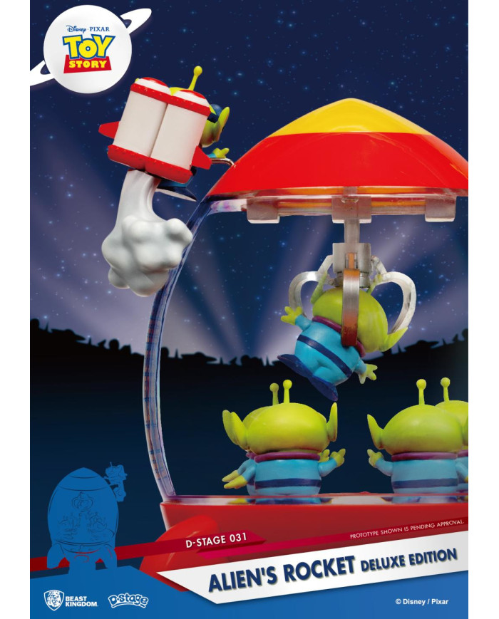 TOY STORY - Alien's Rocket "Deluxe Edition" - Diorama D-Stage 15cm