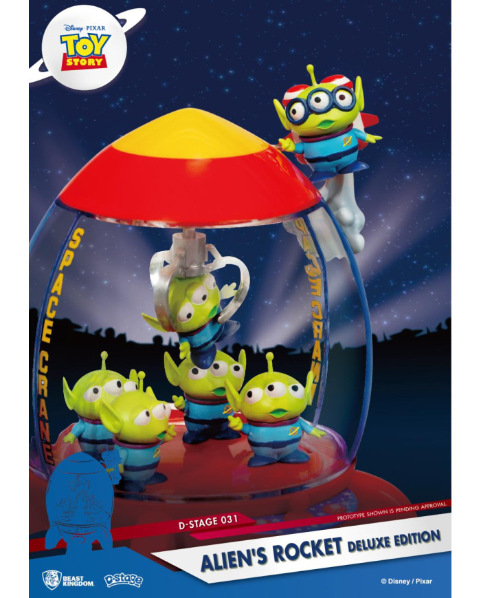 TOY STORY - Alien's Rocket "Deluxe Edition" - Diorama D-Stage 15cm
