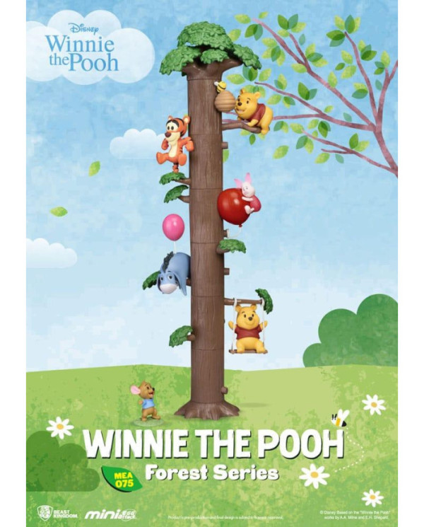 WINNIE L'OURSON - Forest Series - Set 6 Statuette Mini Egg Attack 12cm
