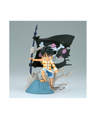 ONE PIECE - Monkey D. Luffy - Figurine WCF-Log Stories 8cm