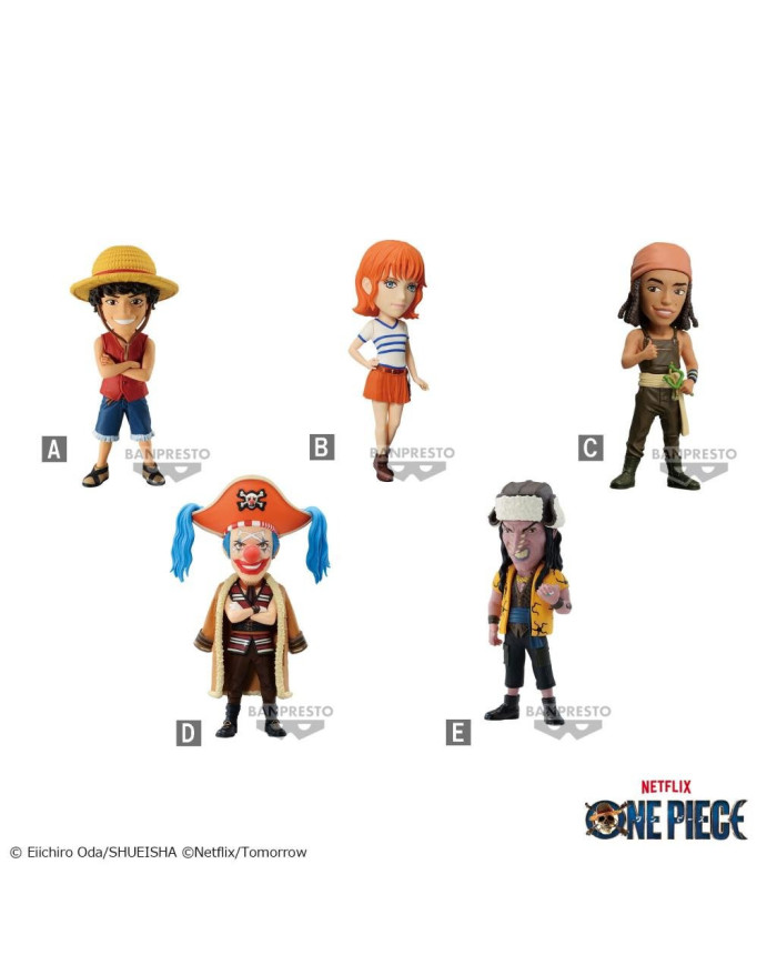 ONE PIECE NETFLIX - WCF Vol.1 - Assortiments 12 Figurine 7cm