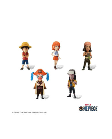 ONE PIECE NETFLIX - WCF Vol.1 - Assortiments 12 Figurine 7cm