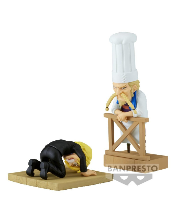 ONE PIECE - Sanji & Zeff - Figurine WCF Log Stories 8cm