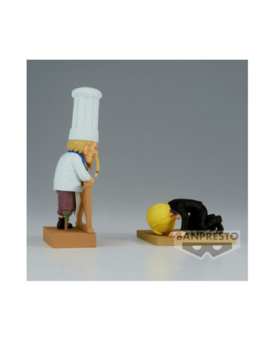 ONE PIECE - Sanji & Zeff - Figurine WCF Log Stories 8cm