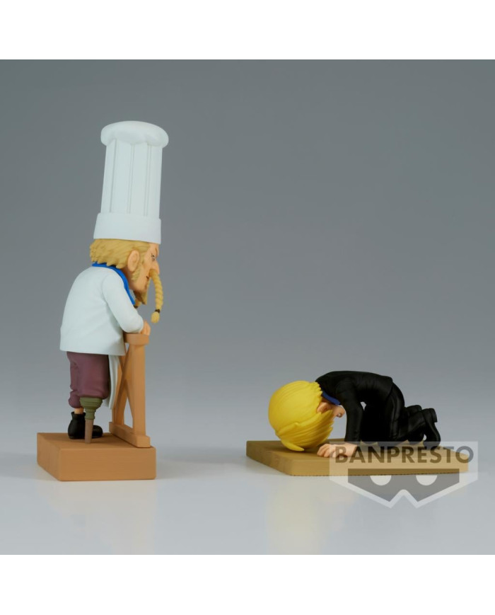 ONE PIECE - Sanji & Zeff - Figurine WCF Log Stories 8cm