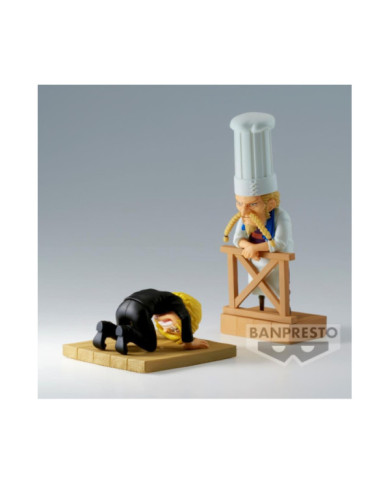 ONE PIECE - Sanji & Zeff - Figurine WCF Log Stories 8cm