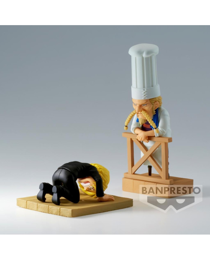 ONE PIECE - Sanji & Zeff - Figurine WCF Log Stories 8cm