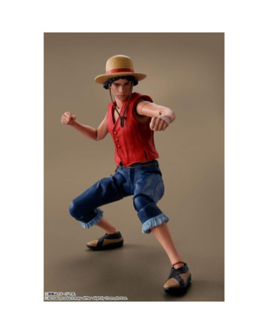ONE PIECE NETFLIX - Monkey D.Luffy - Figurine S.H. Figuarts 14cm