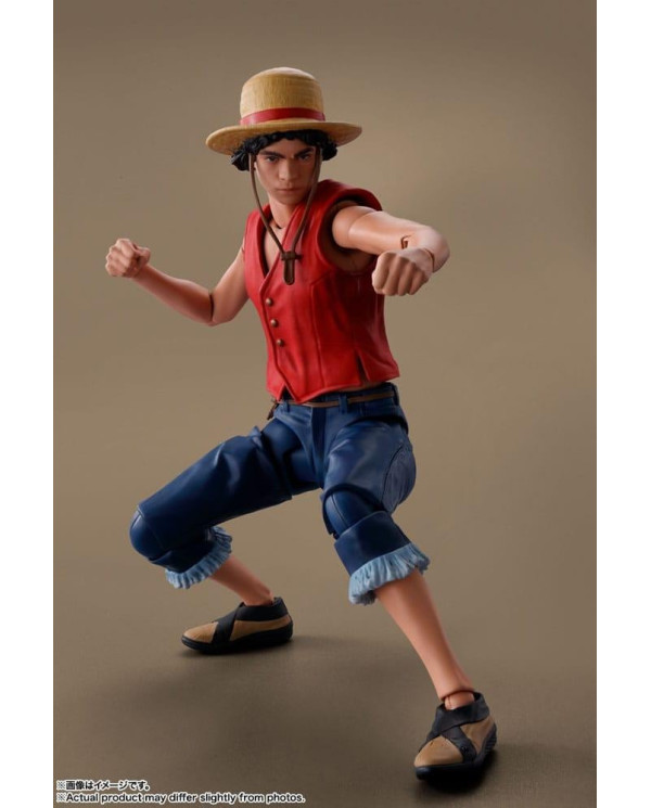 ONE PIECE NETFLIX - Monkey D.Luffy - Figurine S.H. Figuarts 14cm