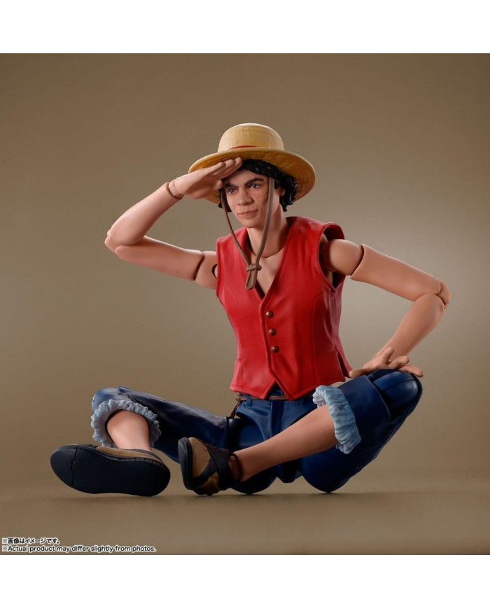 ONE PIECE NETFLIX - Monkey D.Luffy - Figurine S.H. Figuarts 14cm