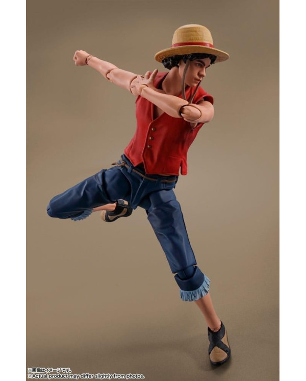 ONE PIECE NETFLIX - Monkey D.Luffy - Figurine S.H. Figuarts 14cm