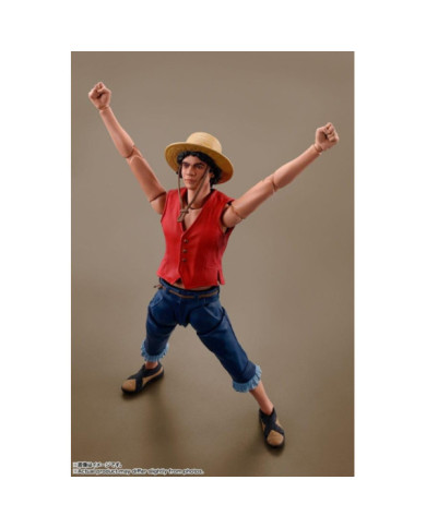 ONE PIECE NETFLIX - Monkey D.Luffy - Figurine S.H. Figuarts 14cm