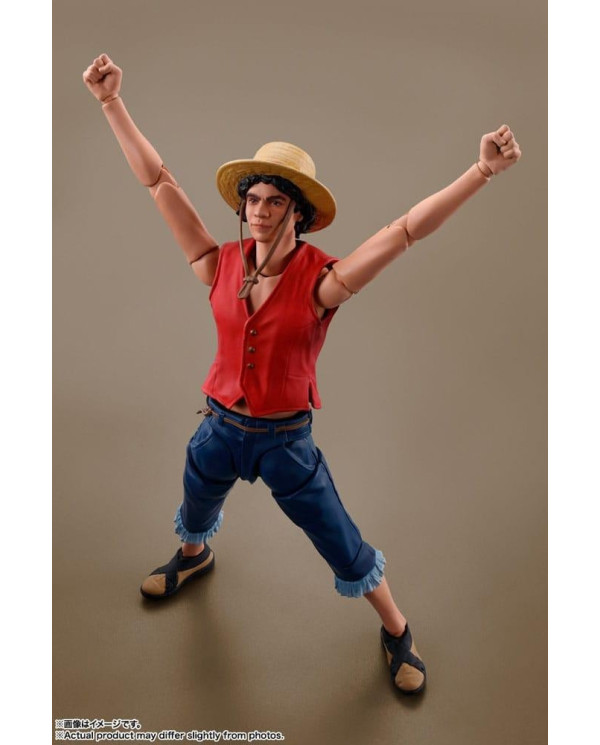 ONE PIECE NETFLIX - Monkey D.Luffy - Figurine S.H. Figuarts 14cm