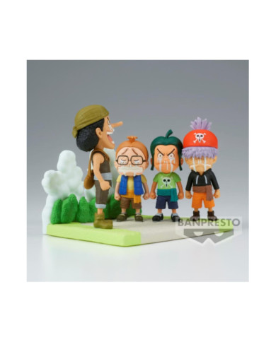 ONE PIECE - Usopp Pirates - Figurine WCF-Log Stories 7cm