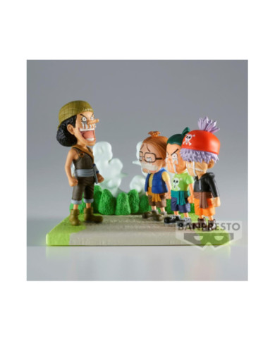 ONE PIECE - Usopp Pirates - Figurine WCF-Log Stories 7cm