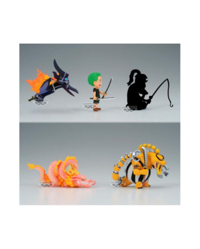 ONE PIECE - WCF Wanokuni Onigashima 10 - Assortiments 12 Figurine 7cm