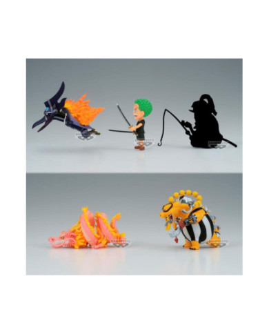 ONE PIECE - WCF Wanokuni Onigashima 10 - Assortiments 12 Figurine 7cm