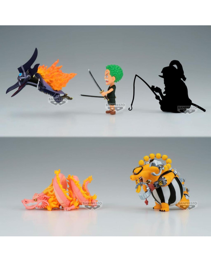 ONE PIECE - WCF Wanokuni Onigashima 10 - Assortiments 12 Figurine 7cm