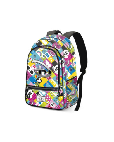 DISNEY 100 Ans - Collage - Sac à dos Fight '31x18x44cm'