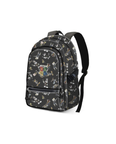 LOONEY TUNES à Poudlard - Sac à dos Fight '31x18x44cm'