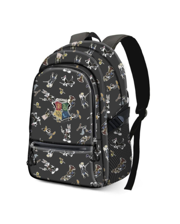 LOONEY TUNES à Poudlard - Sac à dos Fight '31x18x44cm'