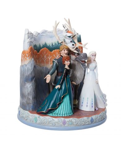 Disney Traditions - Figurine La Reine des Neiges Carved by Heart