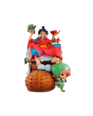 ONE PIECE - Logbox Re Birth Vol. 1 - Statuette Petitrama DX 11cm