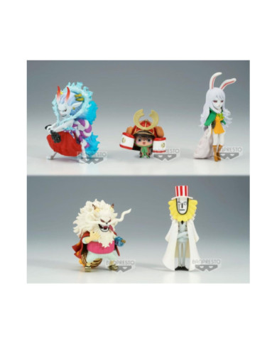 ONE PIECE - WCF Wanokuni Onigashima 7 - Assortiments 12 Figurines 8cm