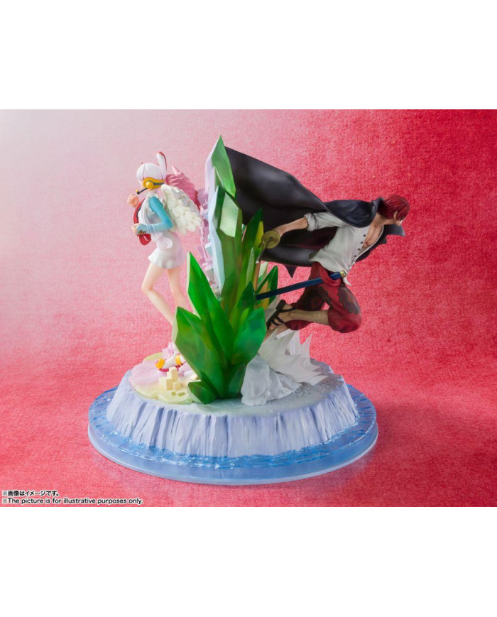 ONE PIECE - Shanks et Uta - Statuette Zero Extra Battle 24cm