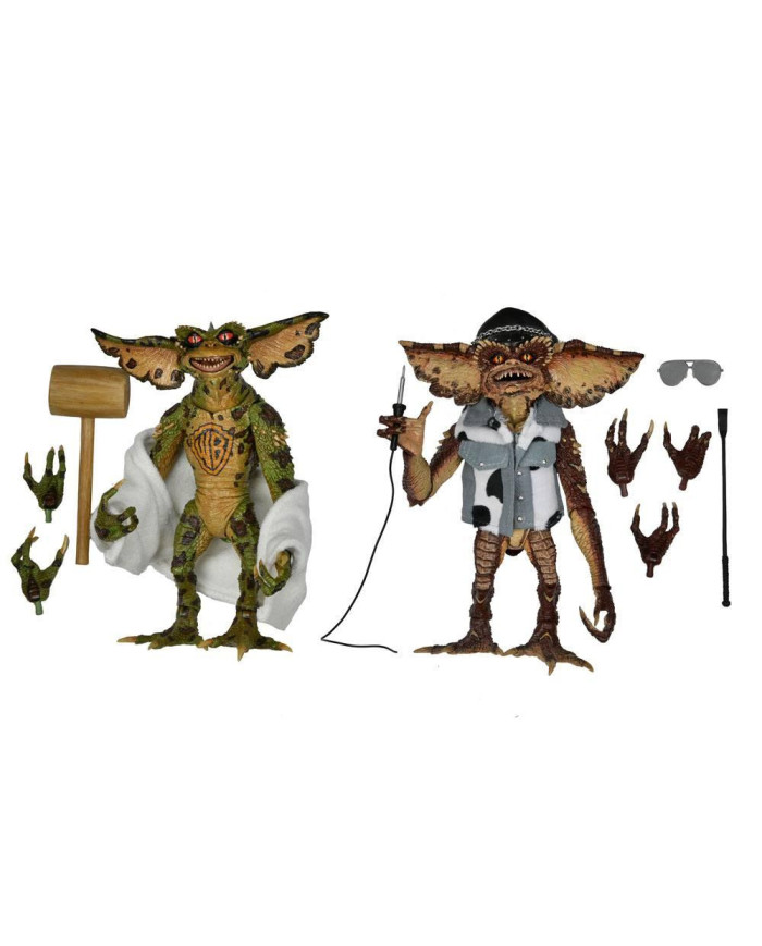 GREMLINS 2 - Tattoo Gremlins - Pack 2 Figurines 18cm
