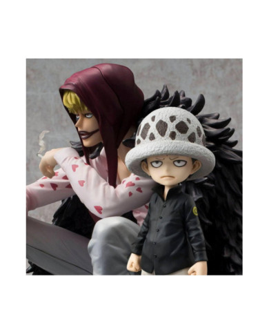 ONE PIECE - Corazon & Law - Statue Excellent Model Li. Ed. P.O.P. 17cm